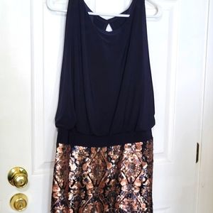 Betsy & Adam sequin dress size 10